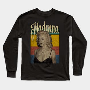 Madonna // Vintage Retro 80s Style // Long Sleeve T-Shirt